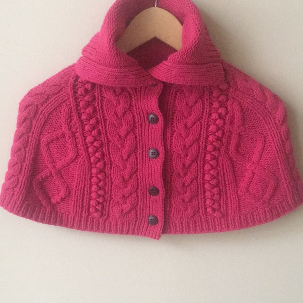 Girls Gap Cable Knit Sweater Poncho